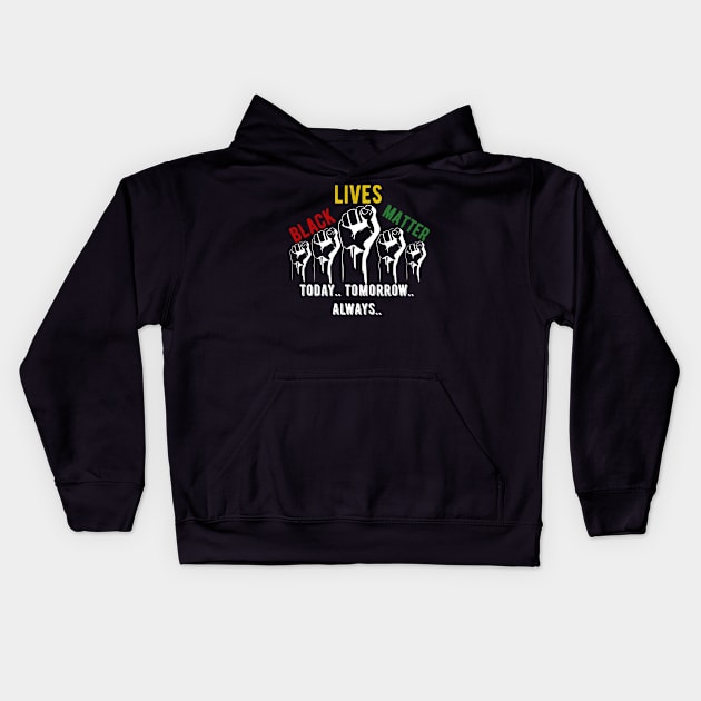 Blm Kids Hoodie by afmr.2007@gmail.com